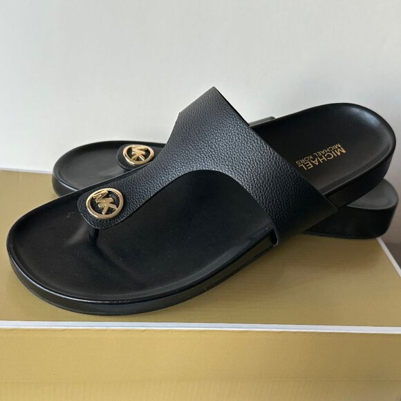 NIB Michael Kors Ellis Molded Thong Sandals size 8 - Picture 2 of 4